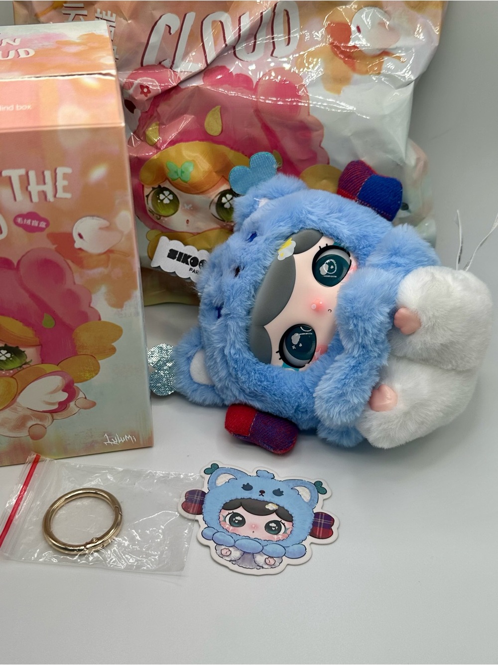 Lulumi Travel in The Cloud Series Plush Blind Box Figure Open & Confirmed Blue